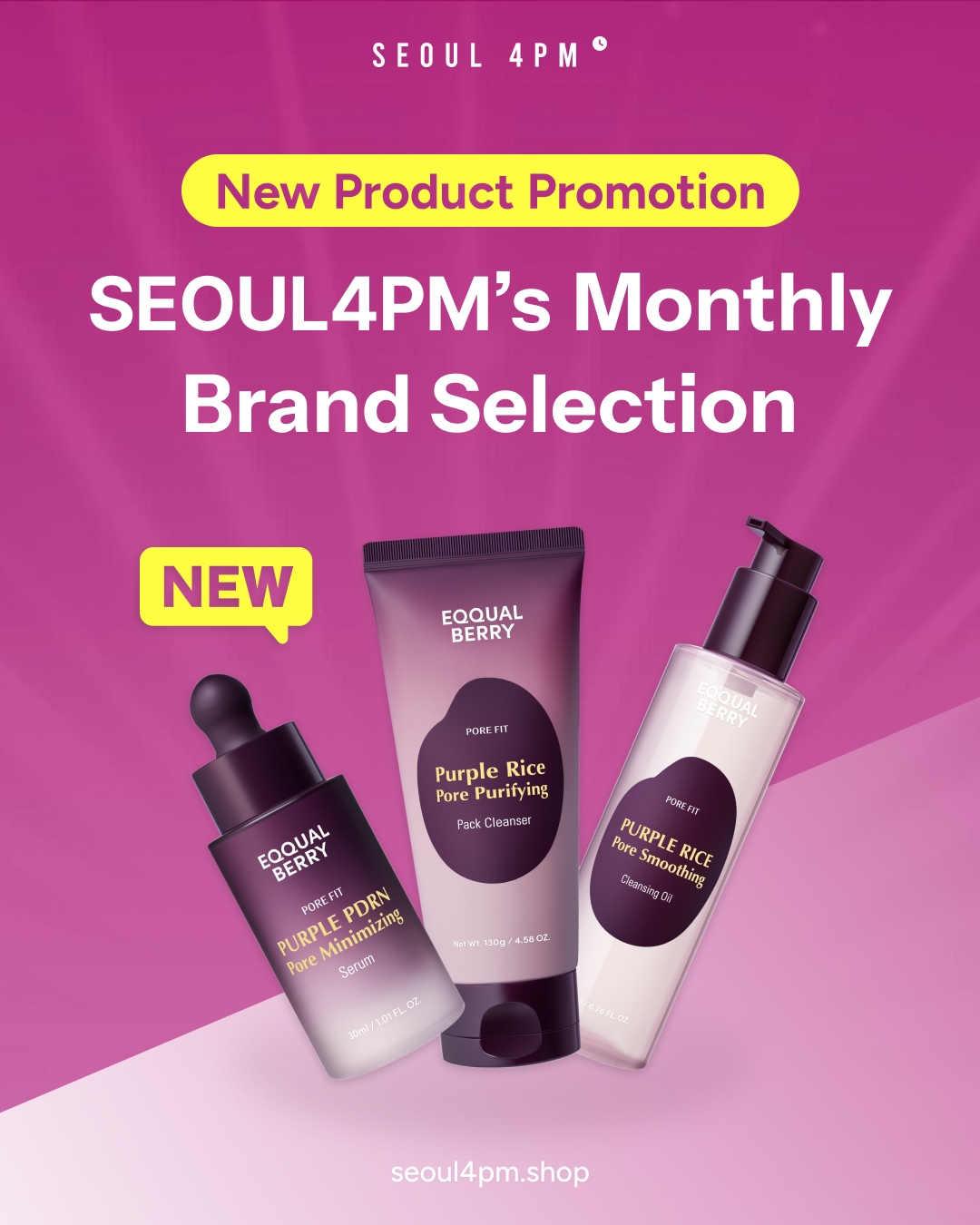 Introducing 𝗘𝗤𝗤𝗨𝗔𝗟𝗕𝗘𝗥𝗥𝗬’s Purple Rice Line