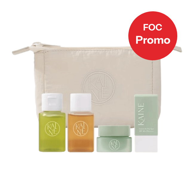 Travel Kit (Toner + Cleanser + Cream + Sunscreen in a Pouch) (-)